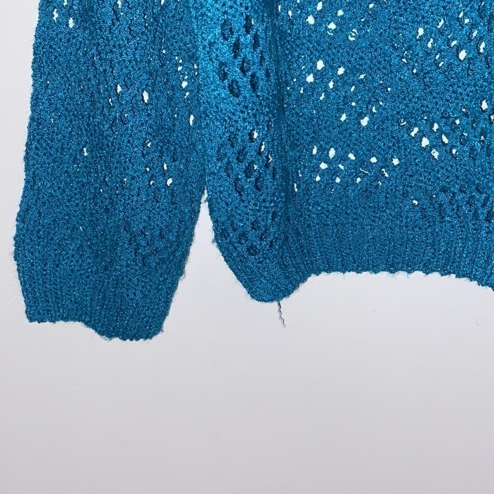 Qed London sweater open eyelet Size S/M - Picture 5 of 10